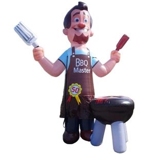 BBQ Master Opblaasfiguur BBQ Master Opblaasfiguur