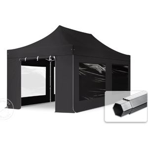 Partytent 3x6 Meter Zwart Partytent 3x6 Meter Zwart